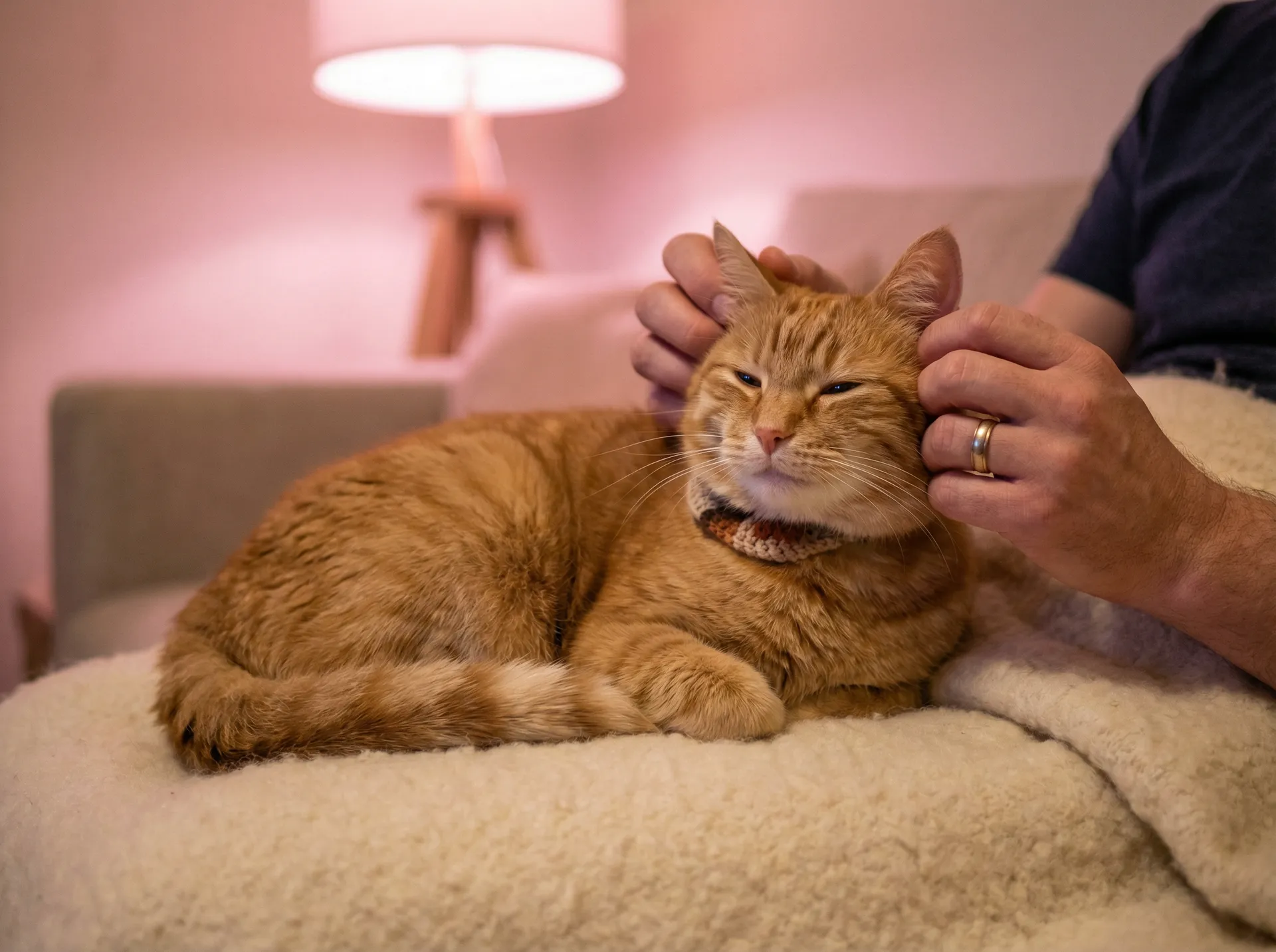 猫咪被温柔抚摸的幸福时刻 - 羞羞涩涩